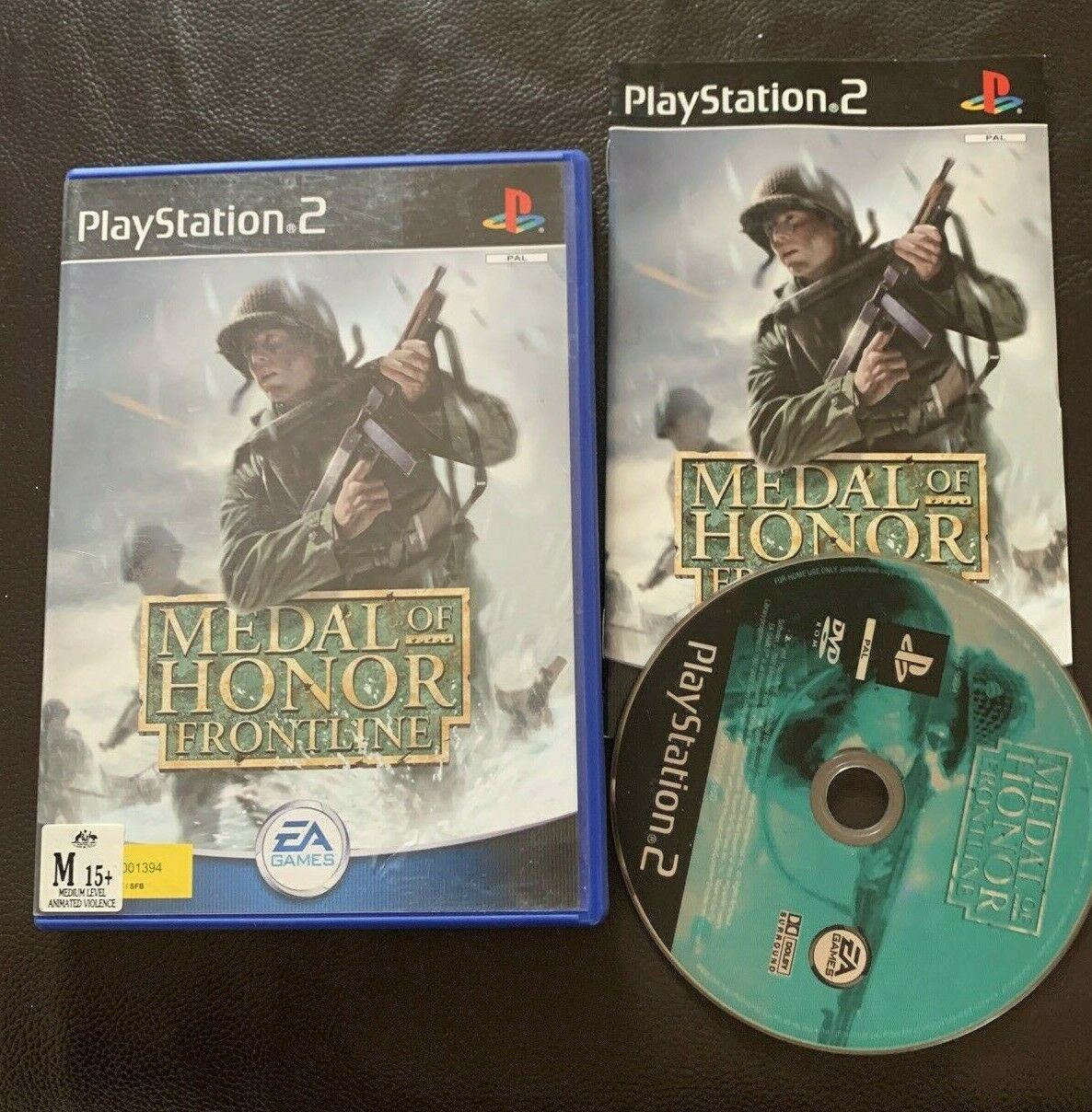 Medal of Honor Frontline - Playstation 2 PS2 PAL Game With Manual