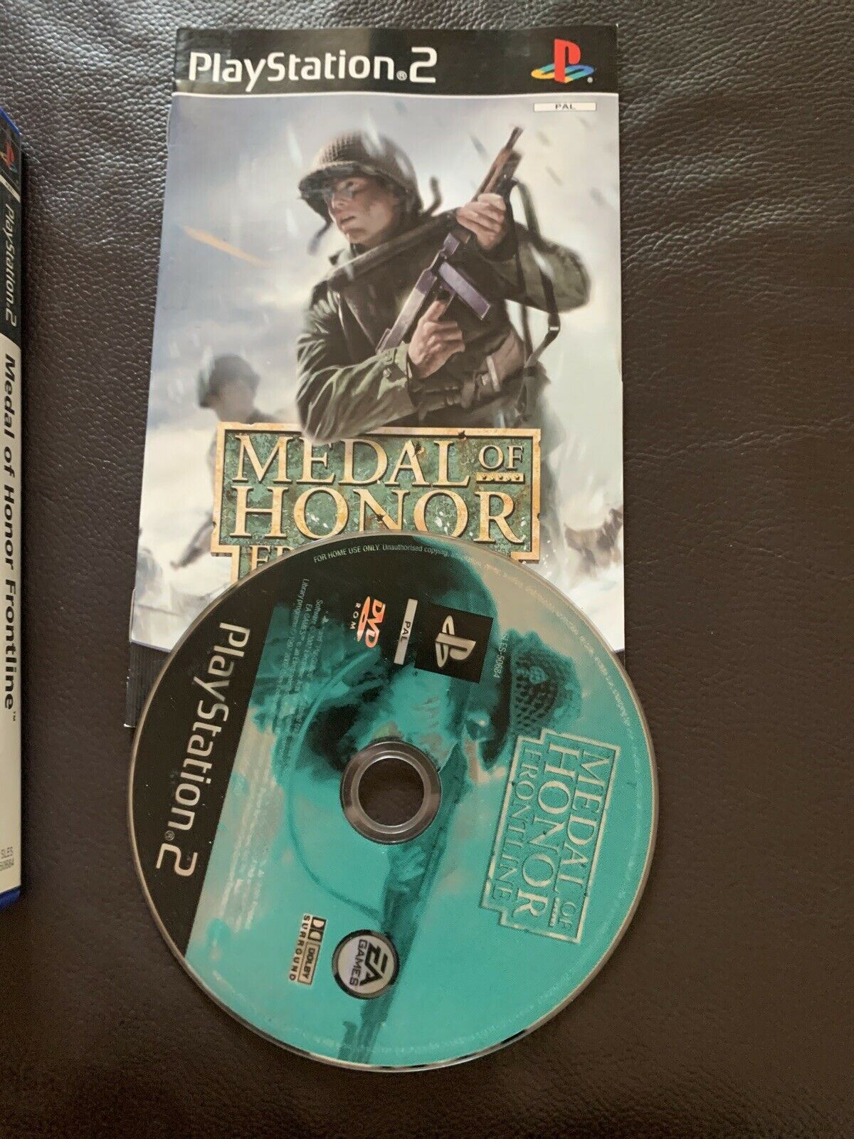 Medal of Honor Frontline - Playstation 2 PS2 PAL Game With Manual