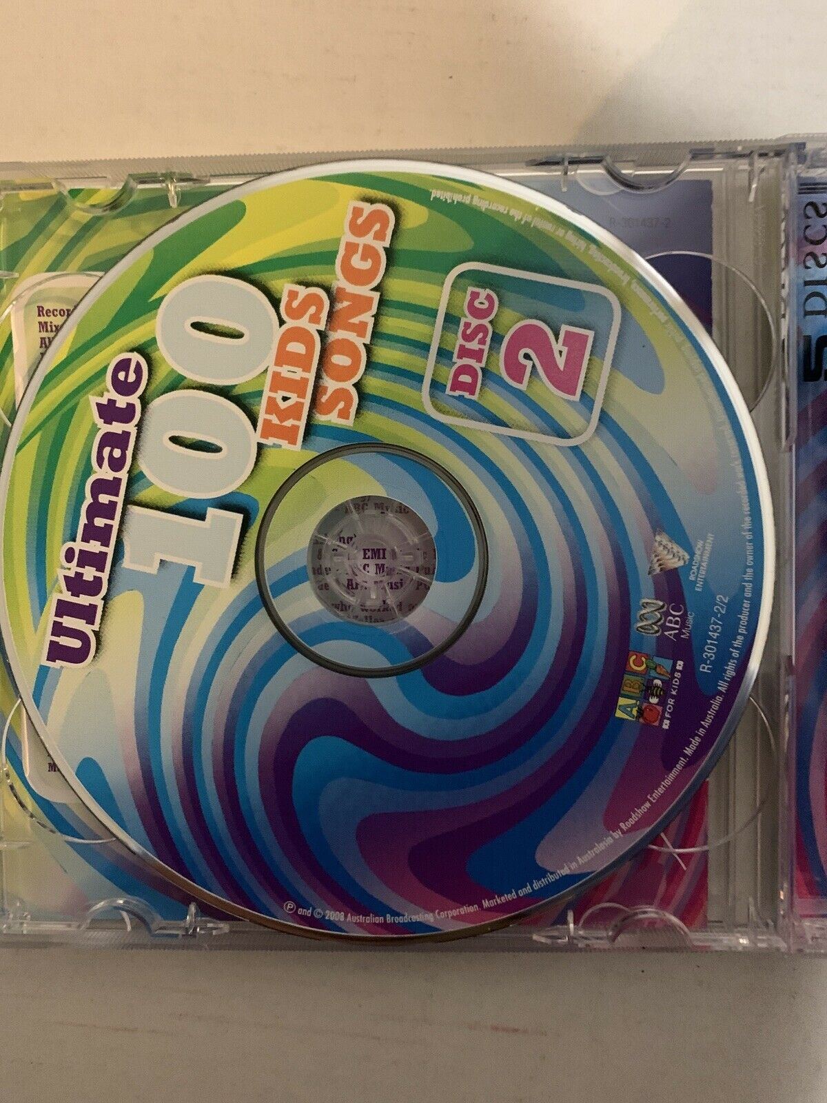 Ultimate 100 Best Kids Songs Ever  (CD, Mar-2008, ABC For Kids)