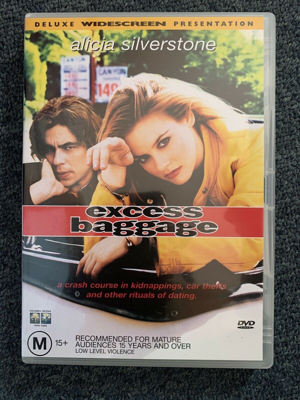 Excess Baggage (DVD, 1997) Alicia Silverstone, Benicio Del Toro - Region 4