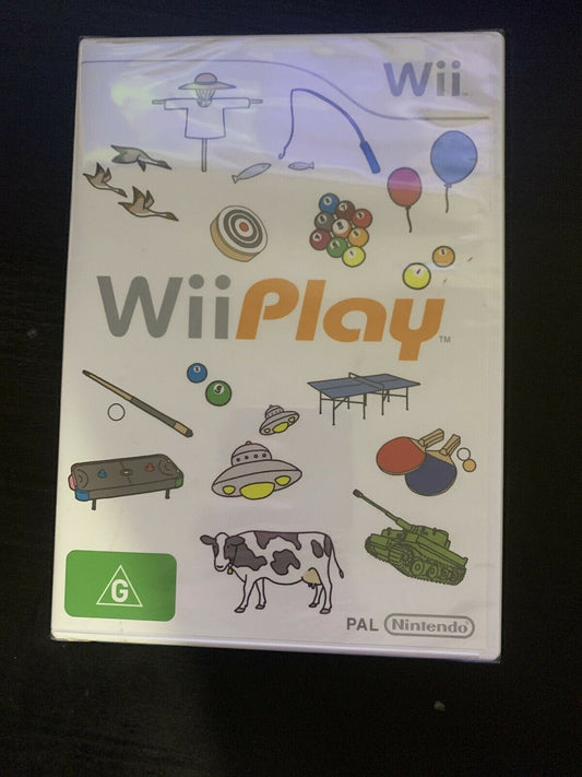 *New Sealed* Wii Play For Nintendo Wii PAL