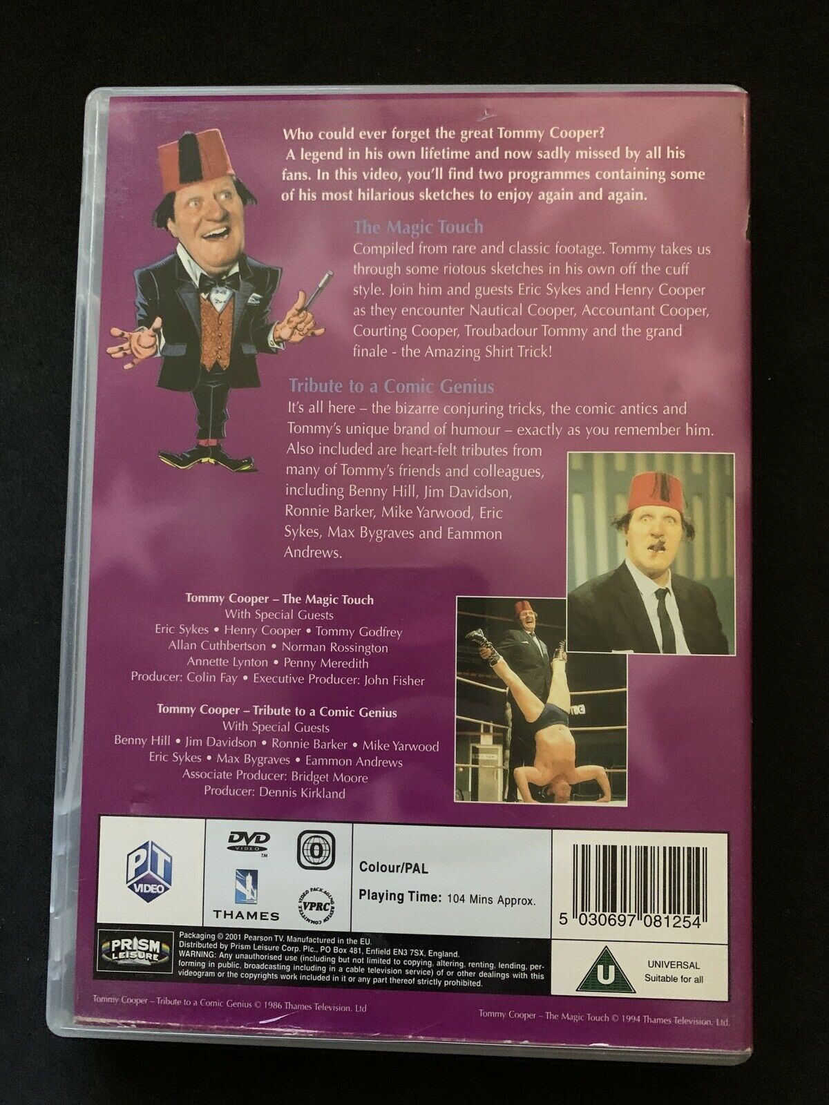 Tommy Cooper - Just Like That [DVD] All Regions