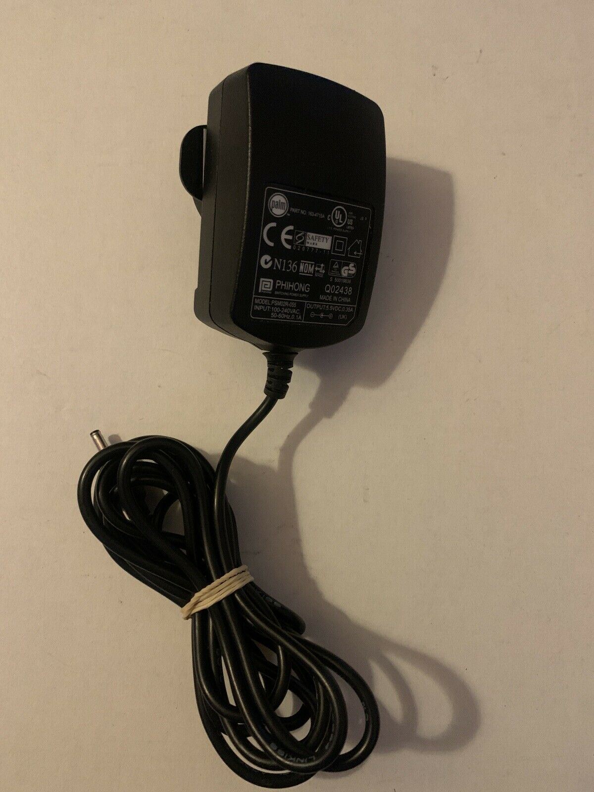 Genuine Palm PSM02R-055 AC Adapter 5.5v 0.35A 163-4715A