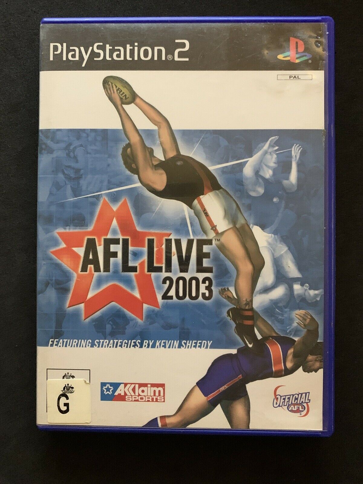 AFL Live 2003 - PS2 Playstation 2 Aussie Rules Footy Game Complete /w Manual PAL