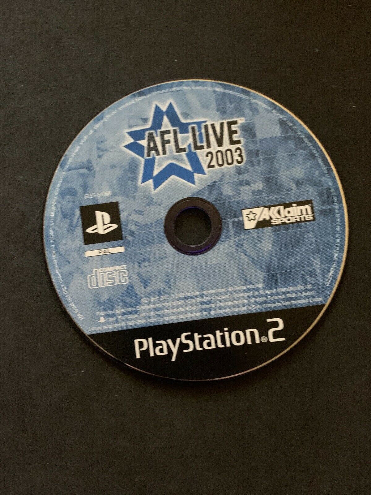 AFL Live 2003 - PS2 Playstation 2 Aussie Rules Footy Game Complete /w Manual PAL