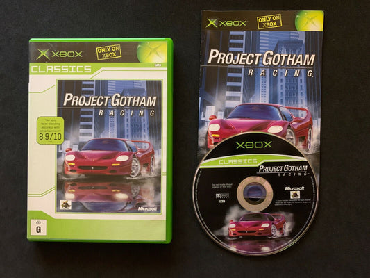 Project Gotham Racing - Microsoft Xbox Original Game with Manual