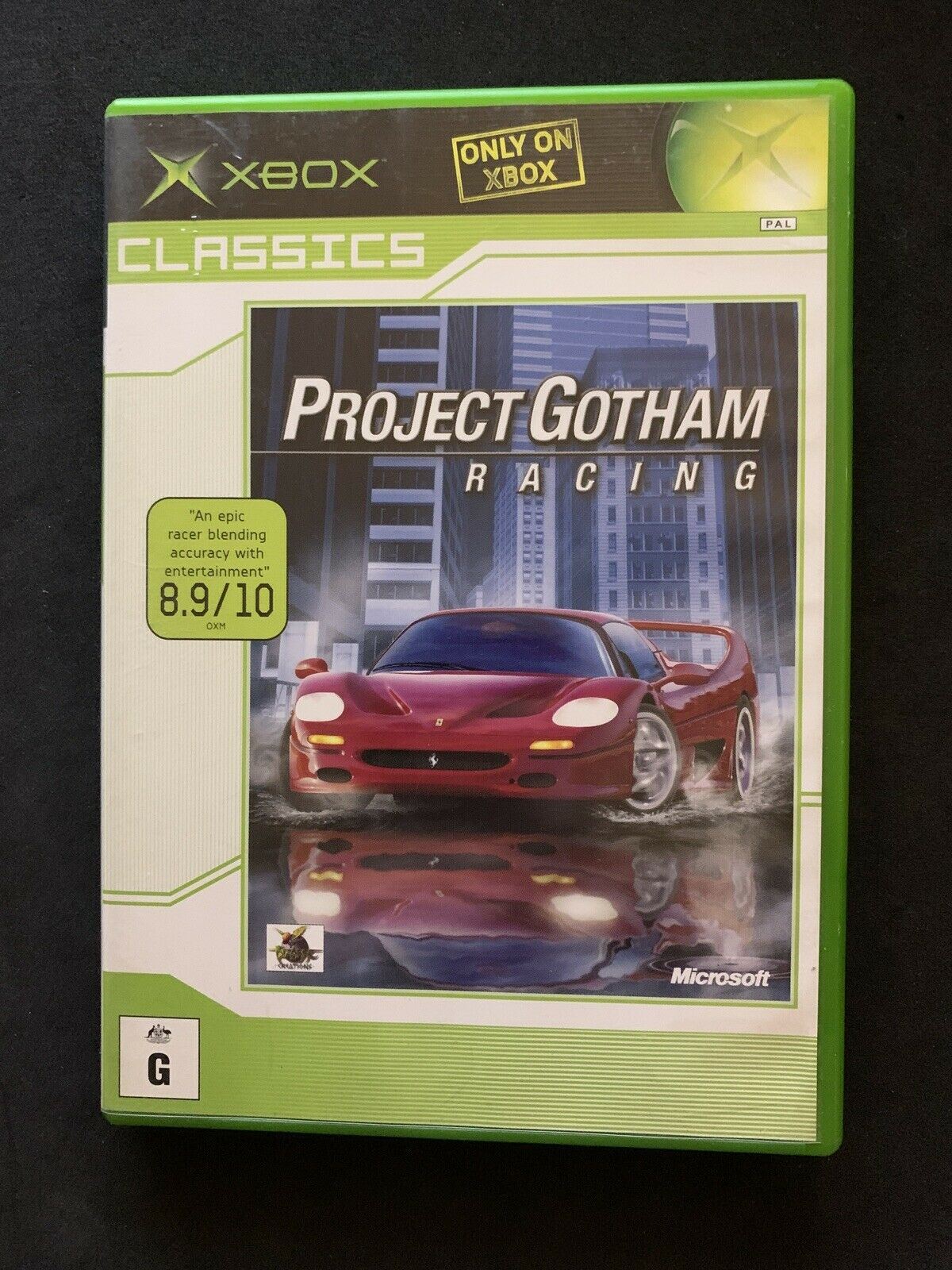 Project Gotham Racing - Microsoft Xbox Original Game with Manual