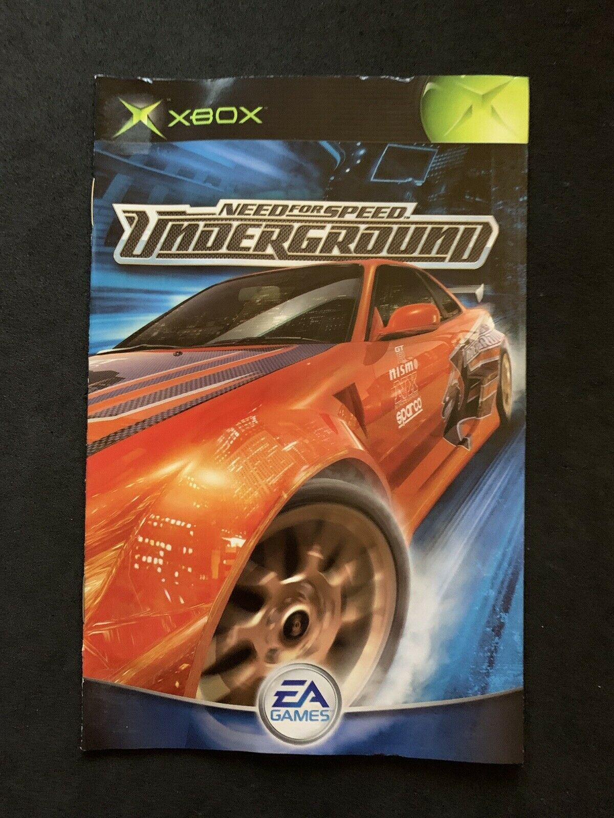 Need For Speed: Underground - Microsoft Xbox Game PAL + Booklet