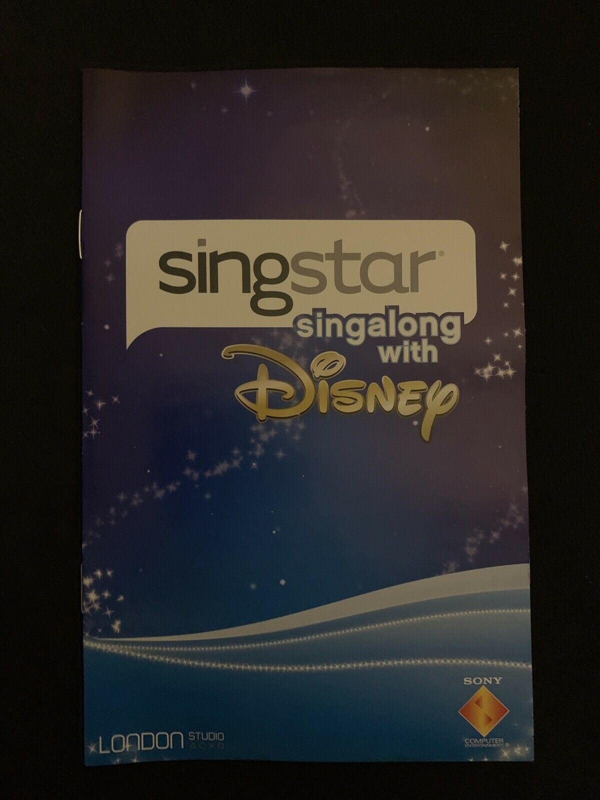 SingStar Singalong with Disney - PS2 PAL *Complete* With Manual