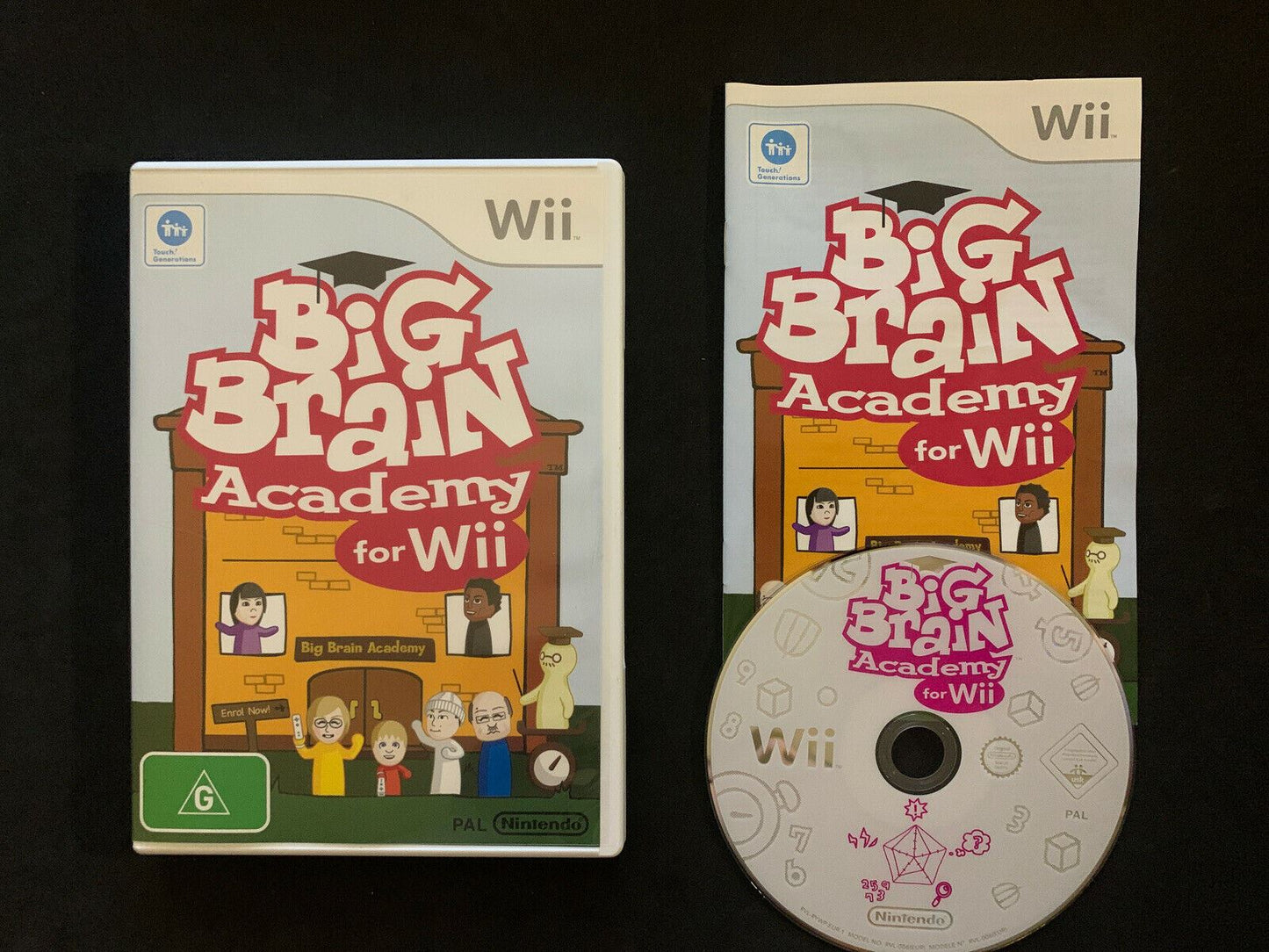 Big Brain Academy: Wii Degree - Nintendo Wii PAL Game with Manual