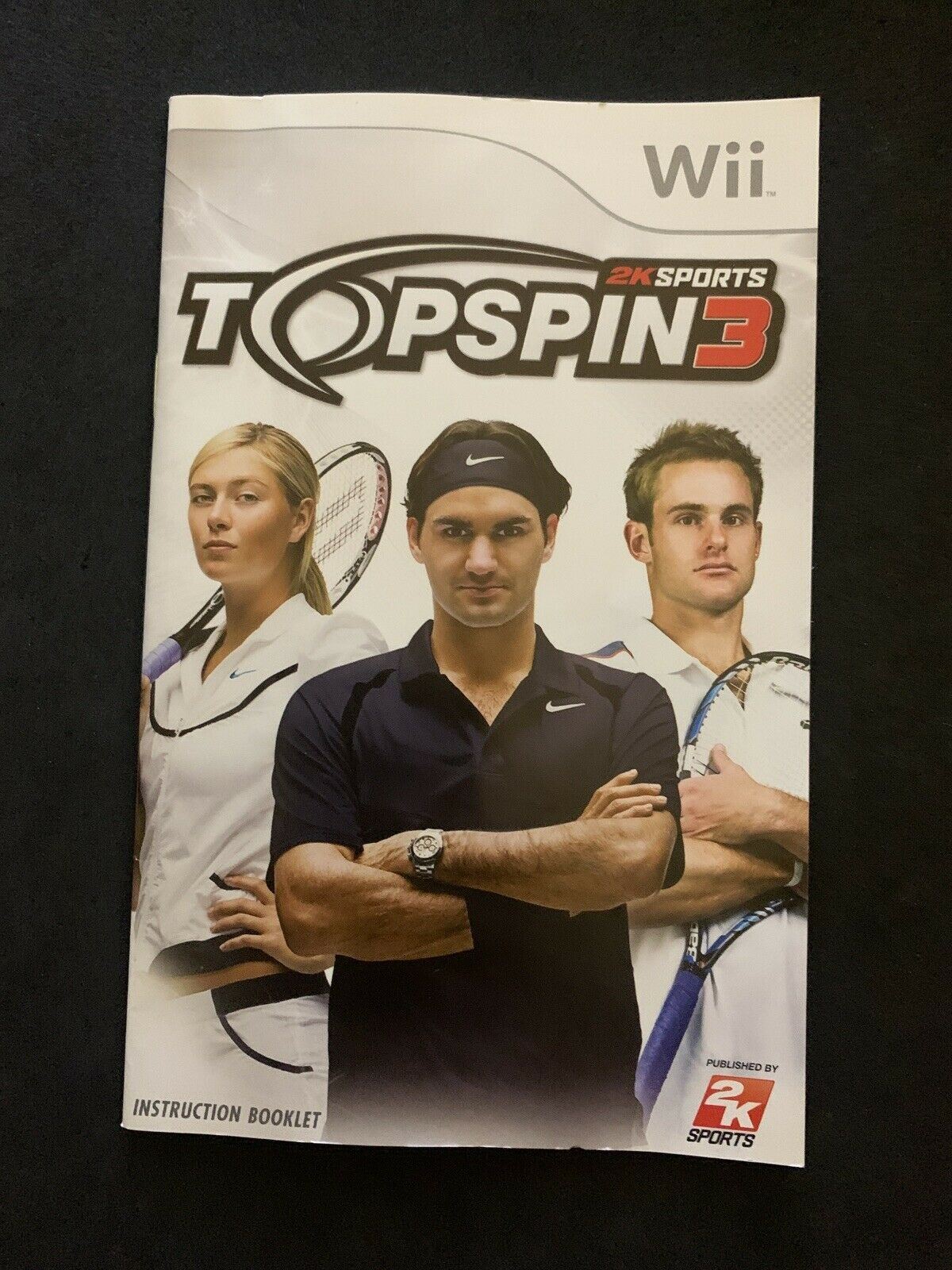 Top Spin 3  - Nintendo Wii with Manual  Game PAL - Play /w Motion Control Tennis