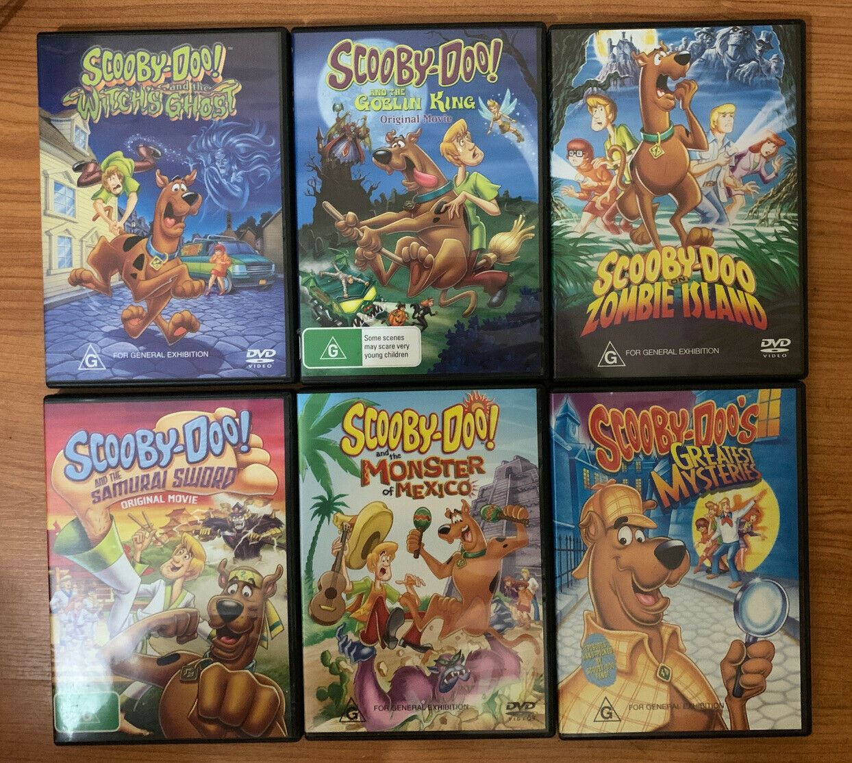 6x Scooby-Doo DVD Movies - Region 4 – Retro Unit