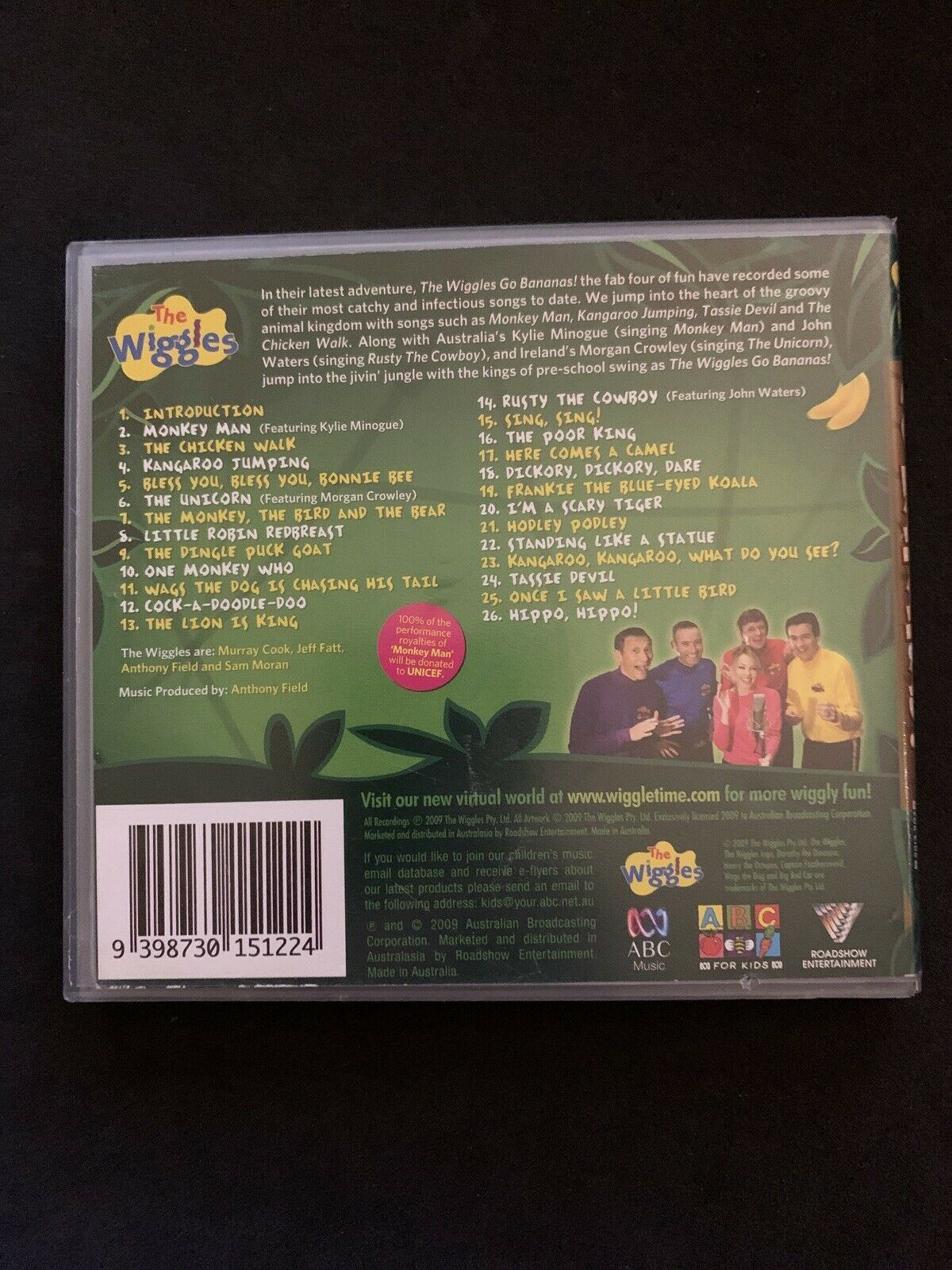 The Wiggles - Go Bananas Featuring Kylie Minogue (CD Album)