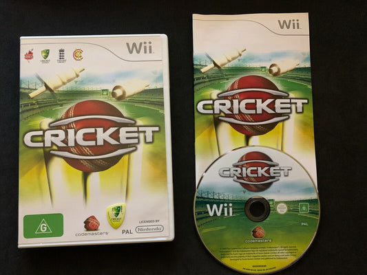 Cricket - Nintendo Wii Game PAL With Manual