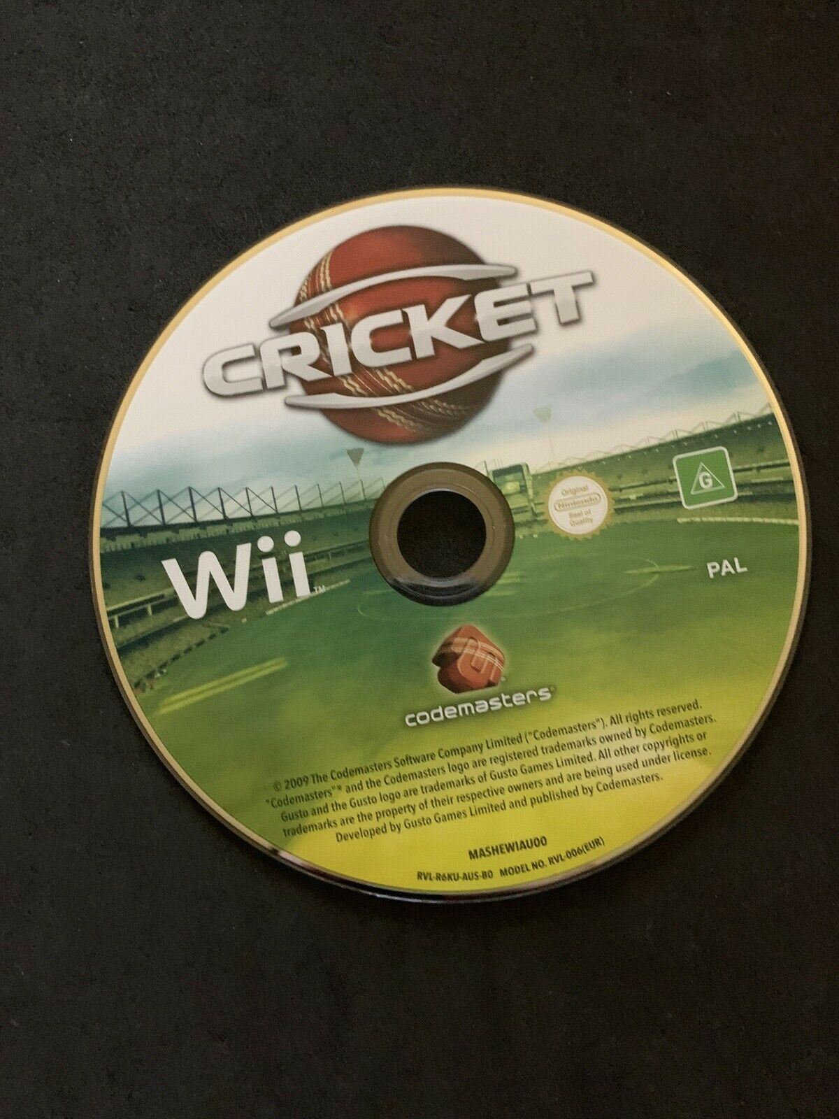 Cricket - Nintendo Wii Game PAL With Manual