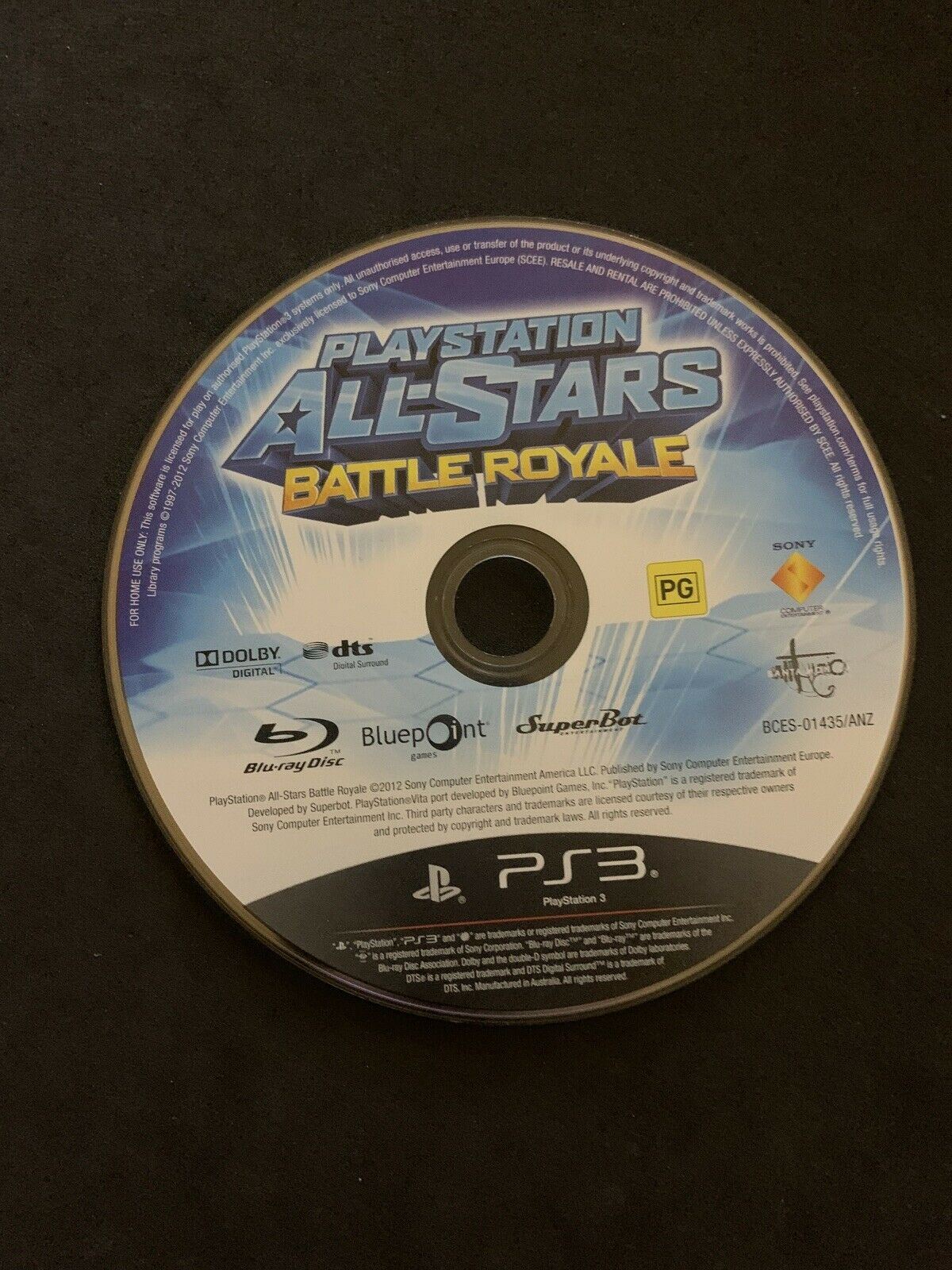 Playstation All Stars Battle Royale - PS3 Game Including Manual