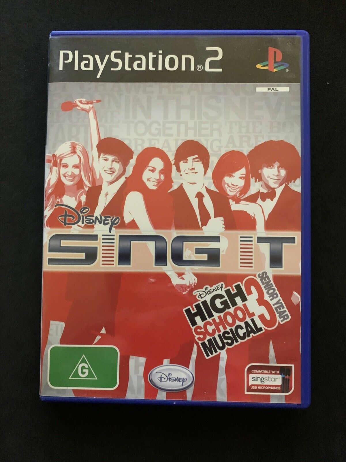 Sing It High School Musical 3 Senior Year PS2 PAL with Manual