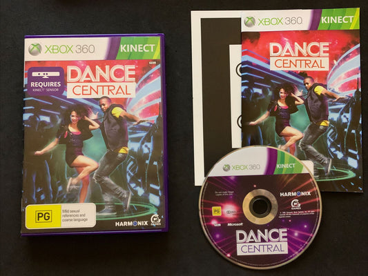 Dance Central - Xbox 360 PAL Kinect Game Complete with Manual