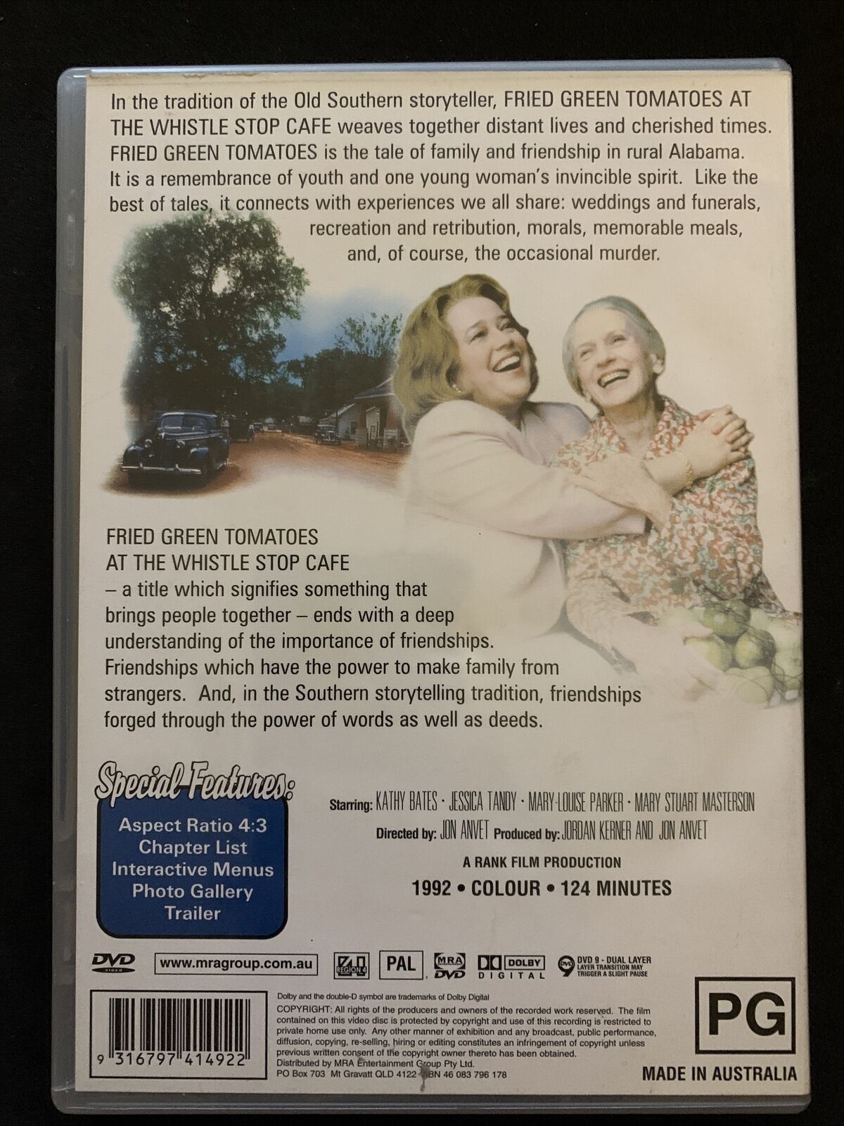 Fried Green Tomatoes At The Whistle Stop Cafe (DVD, 1991)  Region 4