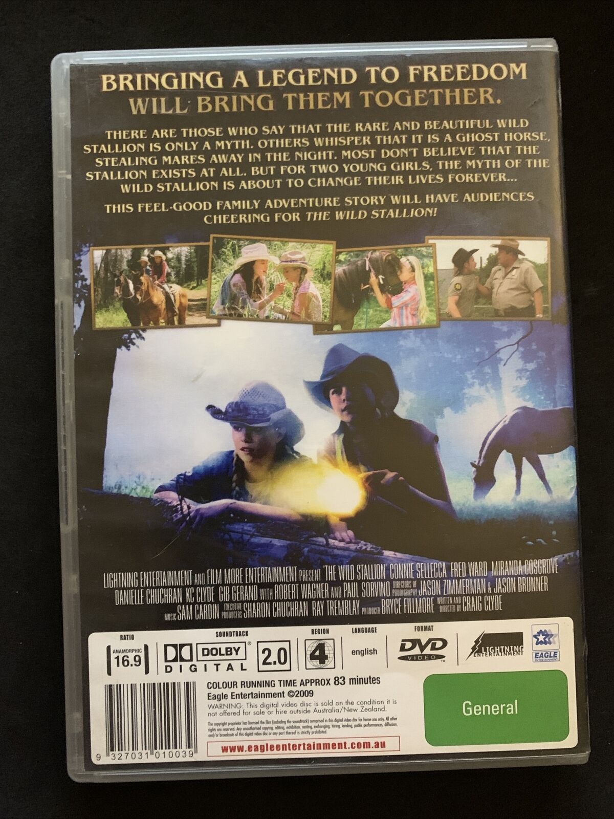 The Wild Stallion (DVD, 2009) Region 4