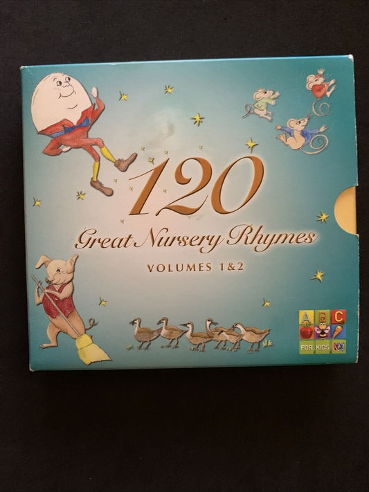 120 Great Nursery Rhymes CD ABC For Kids (2-CD Set)