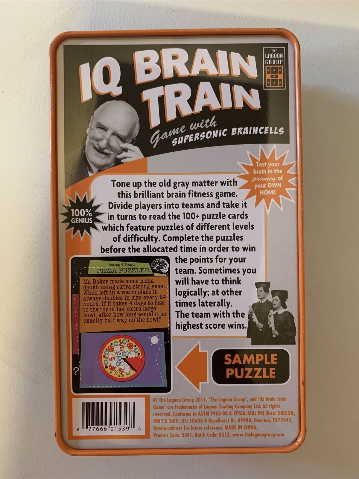 Lagoon - IQ Brain Train Game in Tin - free shipping