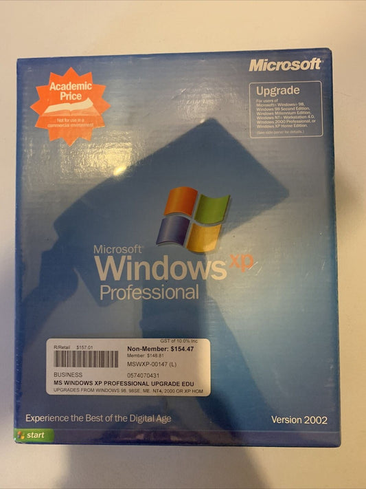*New Sealed* Microsoft Windows XP Professional Upgrade