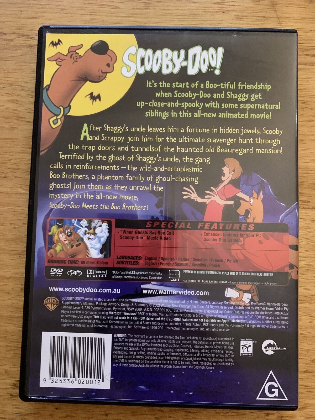 Scooby-Doo Meets The Boo Brothers (DVD, 2004) Region 4