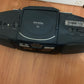 Sony CFD-W32L CD Radio FM/MW/LW Twin Cassette-Corder Recorder