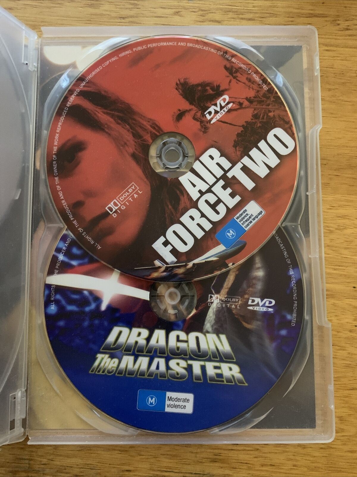 5 Disc Action DVD: Street racer, Air Force Two, Dragon master, Epoch: Evolution