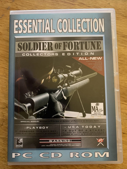 Soldier of Fortune - Collectors Platinum Edition - PC CDROM Game