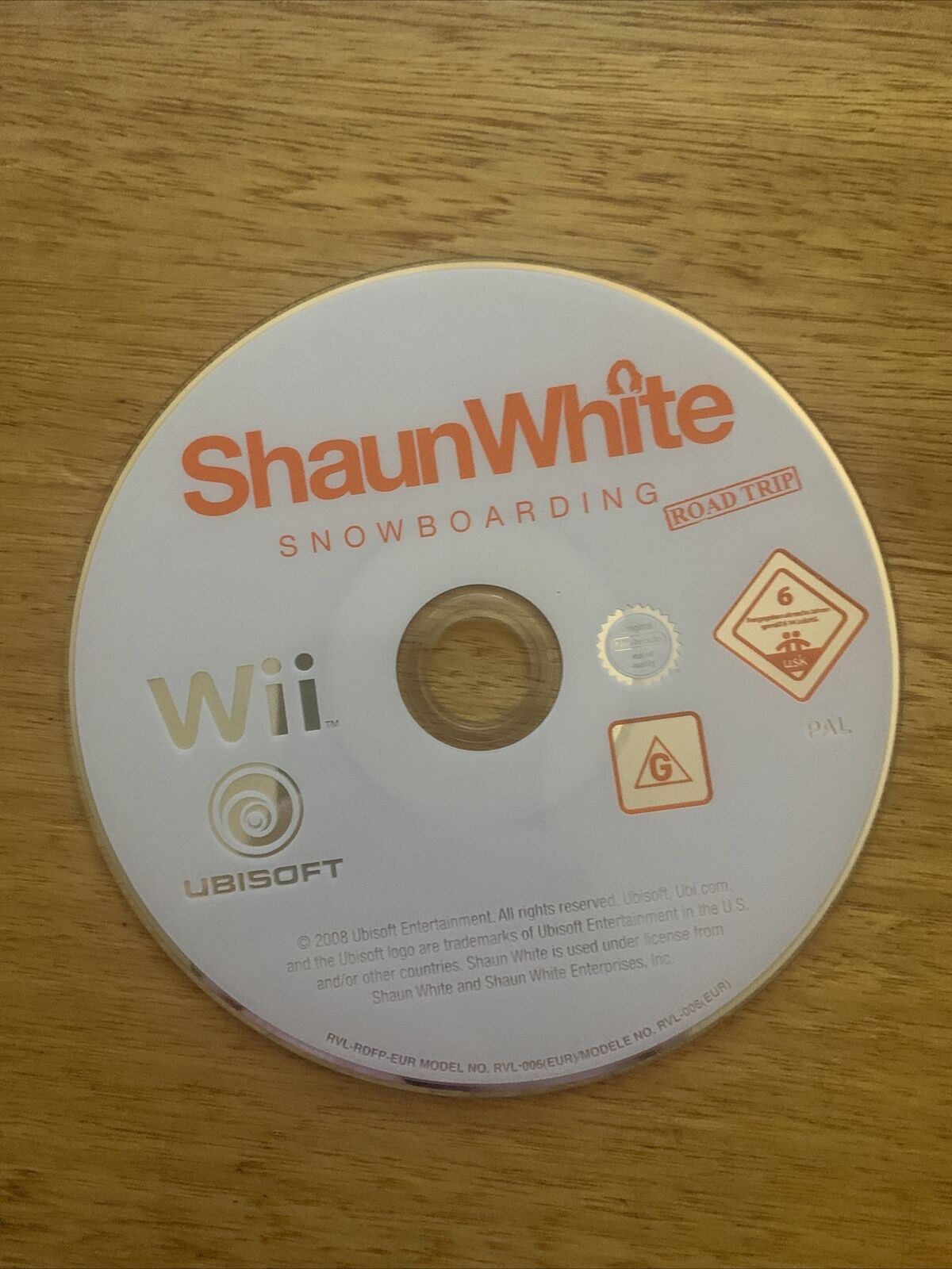 Shaun White Snowboarding Road Trip - Nintendo Wii PAL Game Including Manual