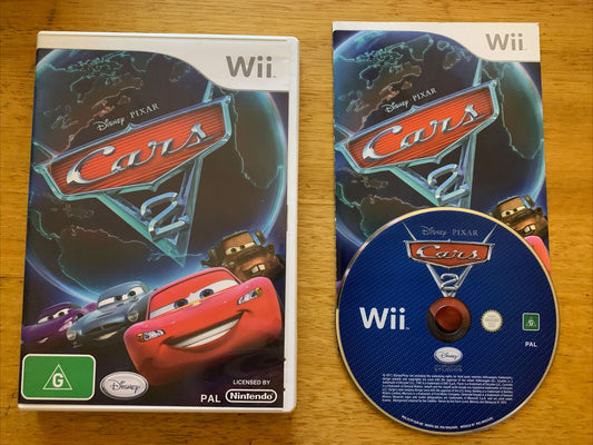 Disney Cars 2 - Nintendo Wii PAL Game with Manual
