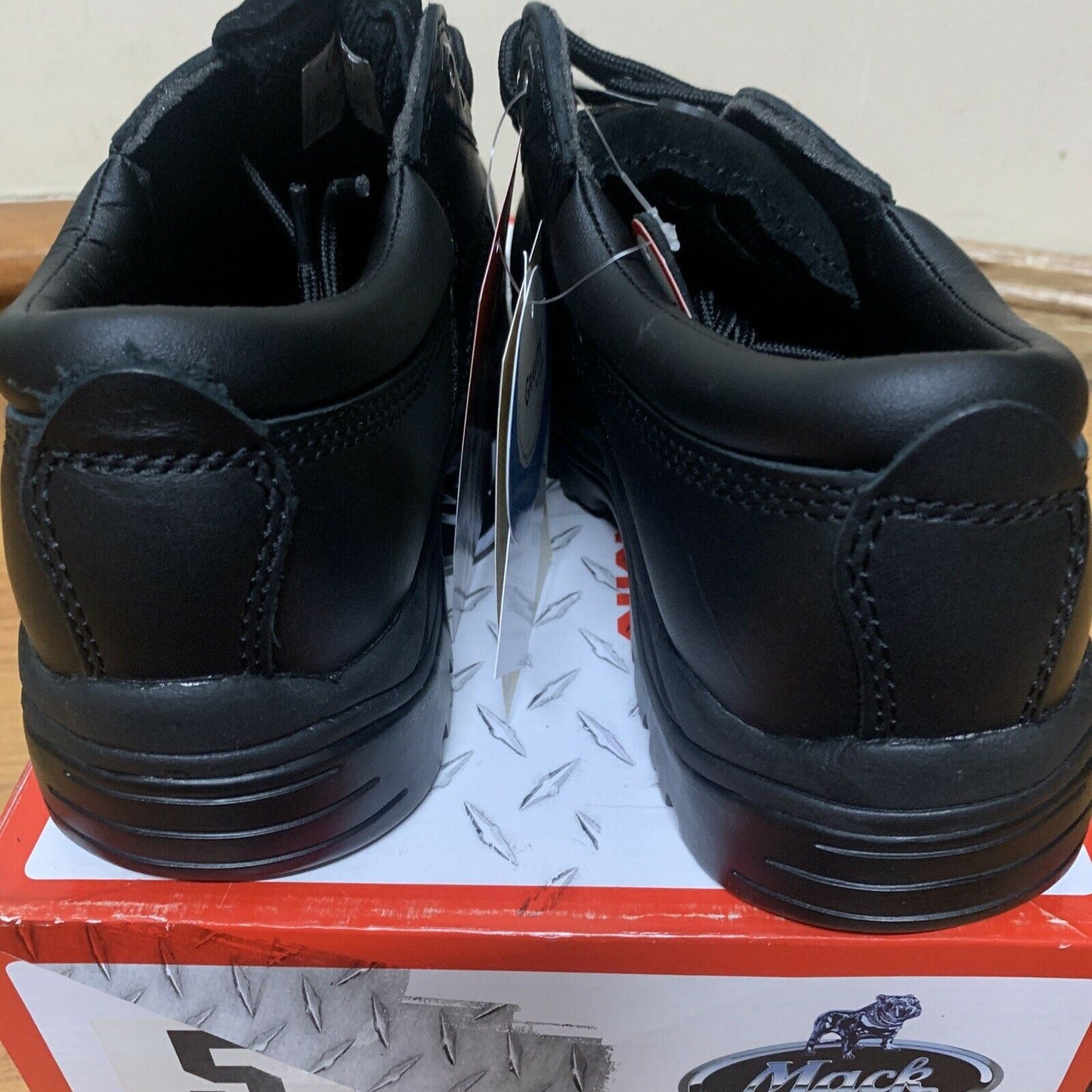 Mack Steel Cap Work Safety Shoes MKSTEEL-BBF050 AU5 US6 Black