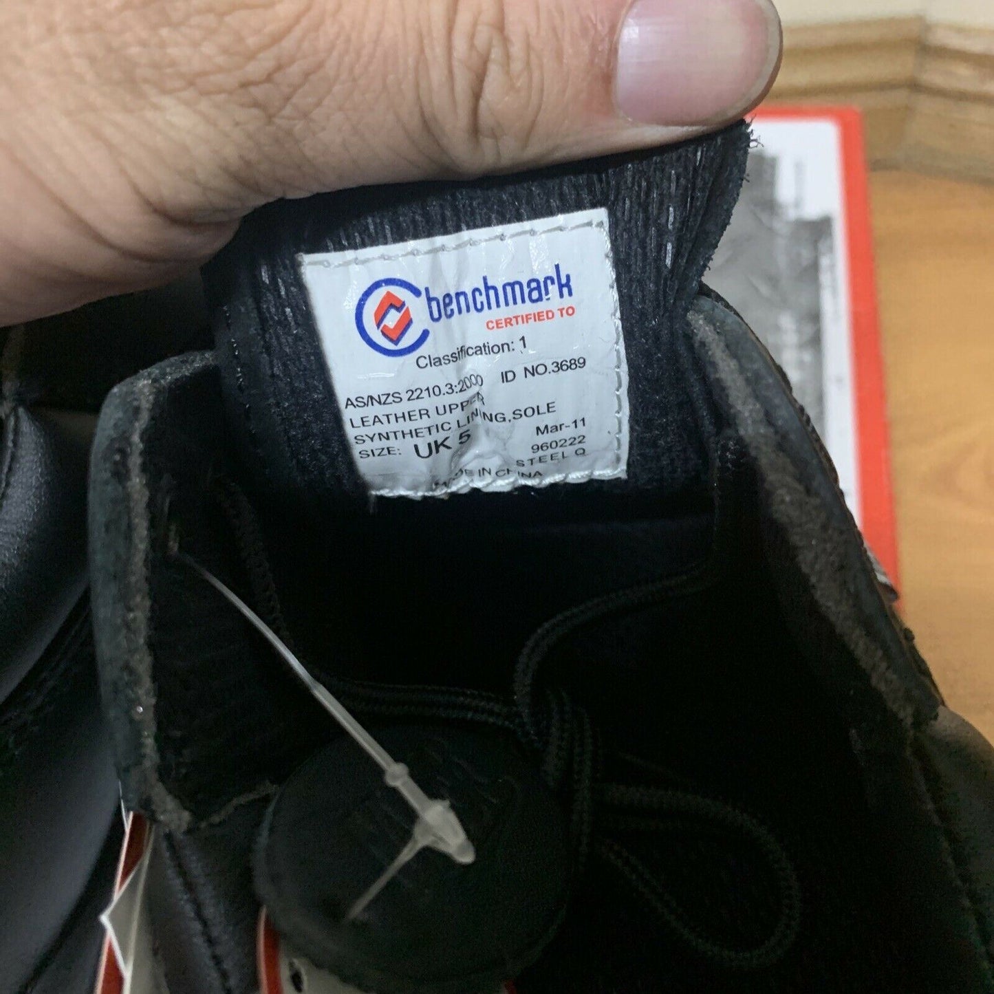 Mack Steel Cap Work Safety Shoes MKSTEEL-BBF050 AU5 US6 Black