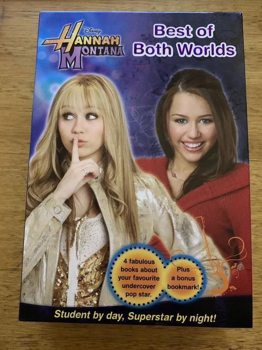 Hannah Montana: Best of Both Worlds by Disney Press - 4x Book Set!