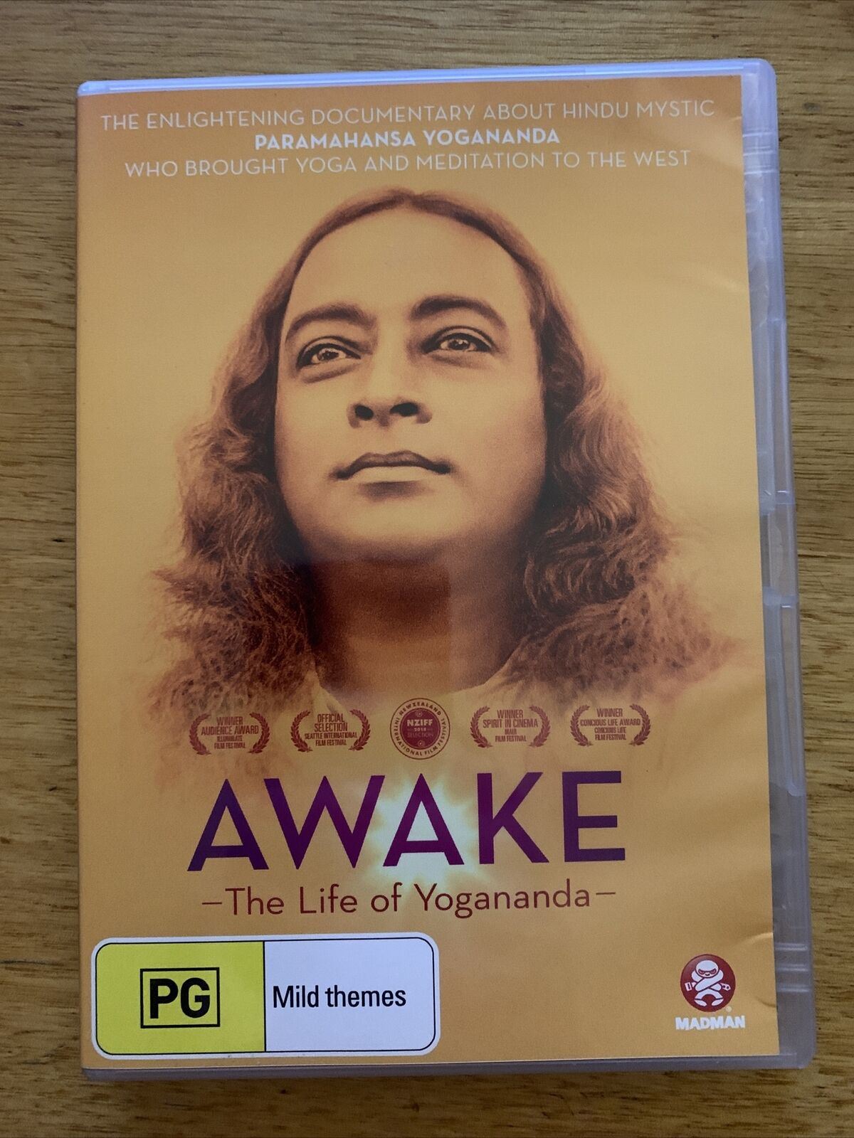 The Awake - Life Of Yogananda (DVD, 2014) Paramahansa Yogananda Region 4