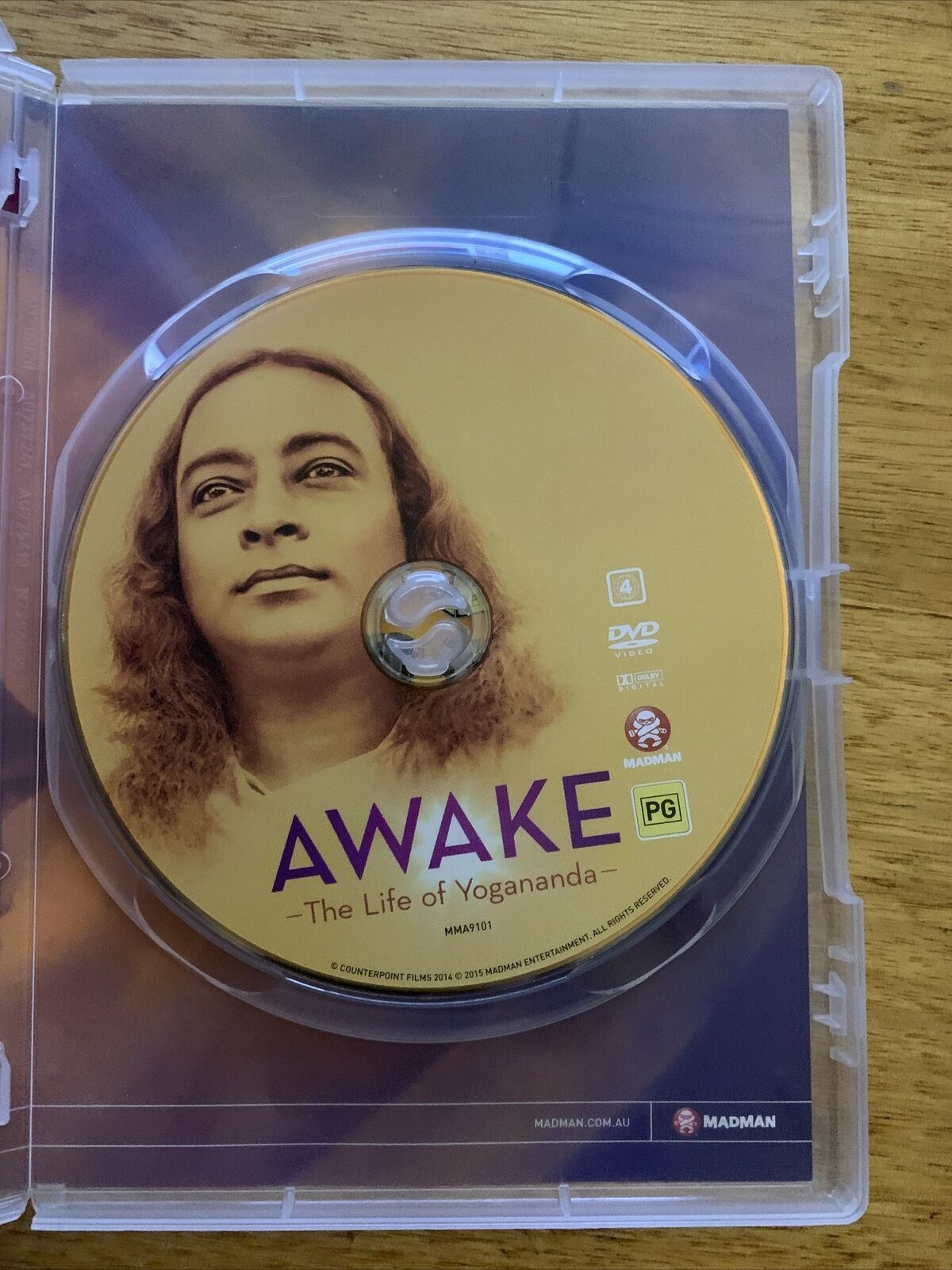 The Awake - Life Of Yogananda (DVD, 2014) Paramahansa Yogananda Region 4