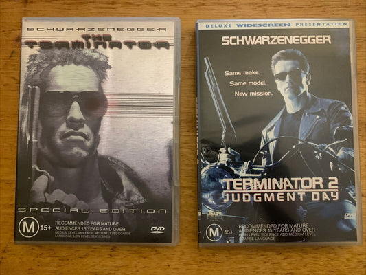The Terminator 1 & 2 (DVD, 1984) Arnold Schwarzenegger Region 4
