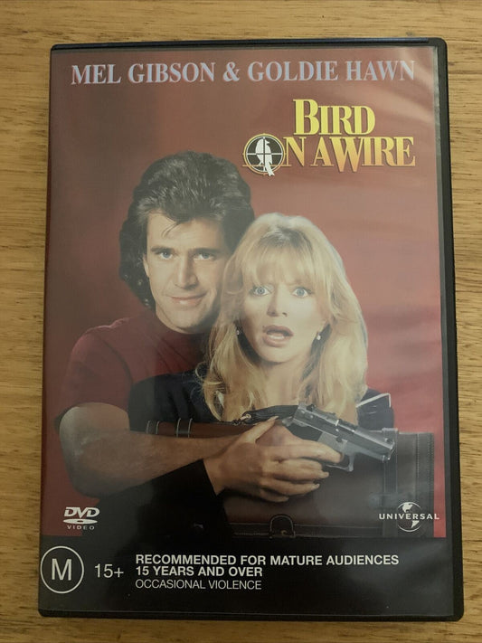 Bird On A Wire (DVD, 1990) Mel Gibson, Goldie Hawn, David Carradine. Region 4