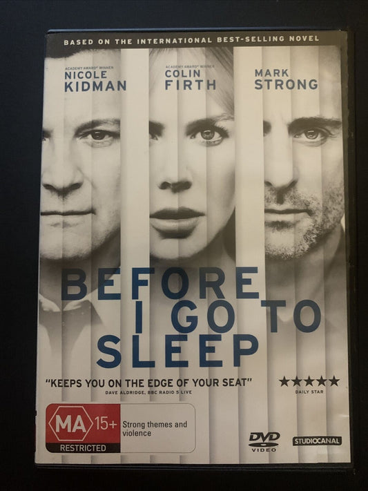 Before I Go To Sleep (DVD, 2014) Nicole Kidman, Colin Firth - Region 4