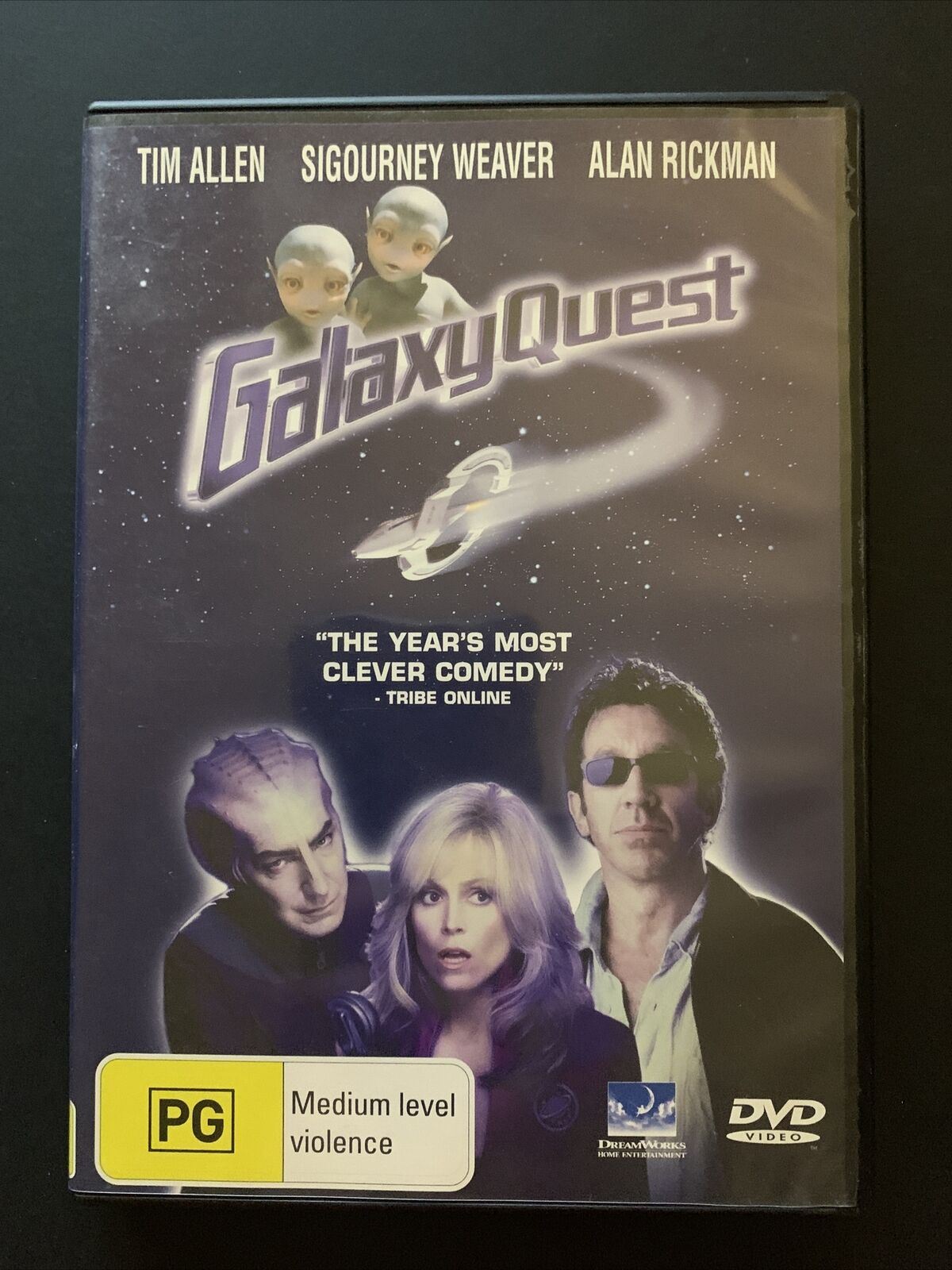 Galaxy Quest (DVD, 1999) Tim Allen, Sigourney Weaver, Alan Rickman - Region 4