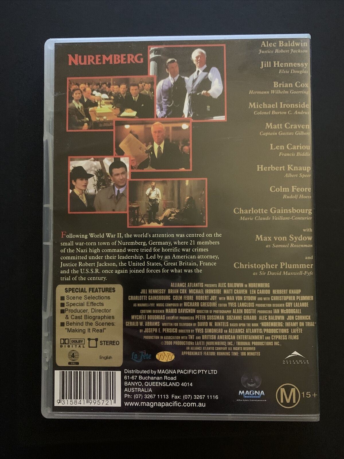 Nuremburg (DVD, 2000) Nazi War Crime Trial - Alec Baldwin, Brian Cox