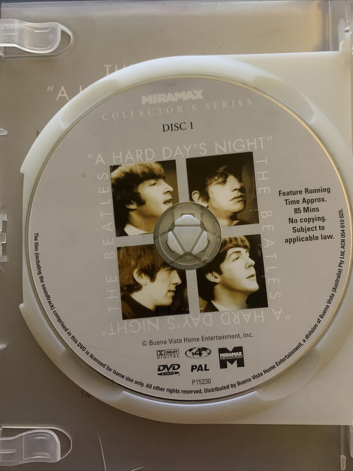 The Beatles Hard Day's Night - Collector's Series (DVD, 1964, 2-Disc) Region 4