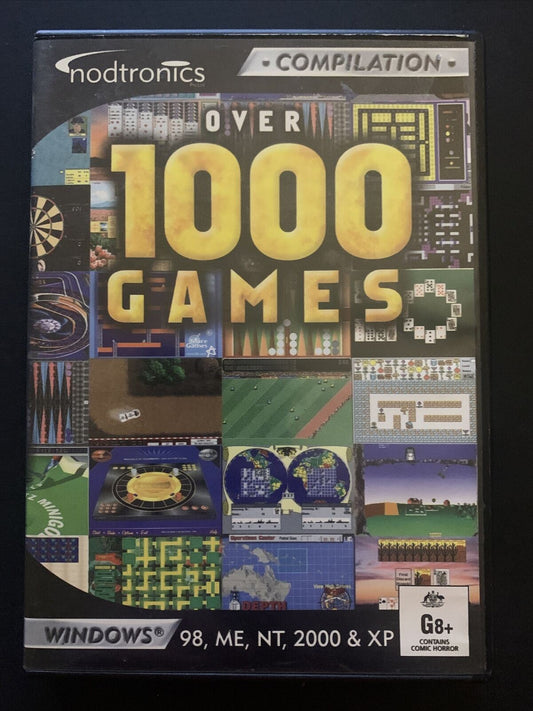 Over 1000 Games PC Windows CD-ROM