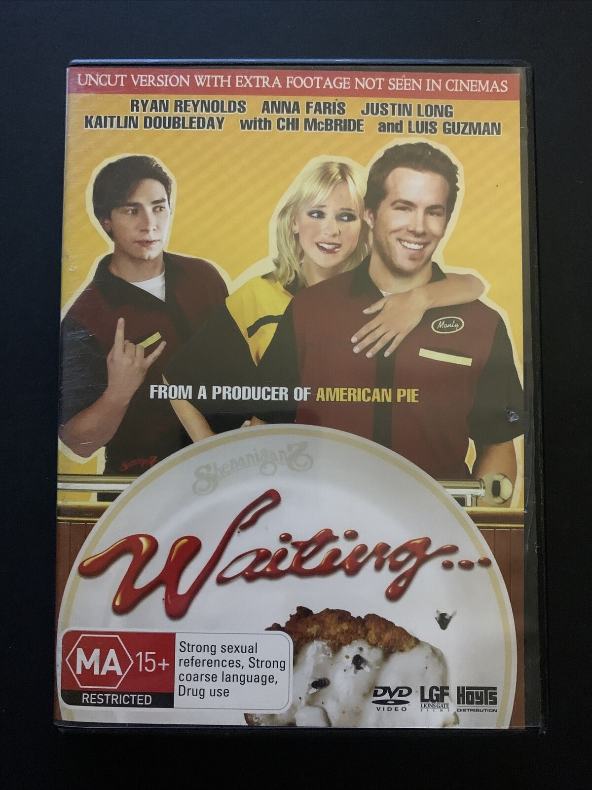 Waiting (DVD, 2005) Ryan Reynolds, Anna Faris, John Francis Daley - Region 4