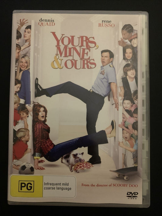 Yours, Mine & Ours (DVD, 2005) Dennis Quaid, Rene Russo, Rip Torn. Region 4