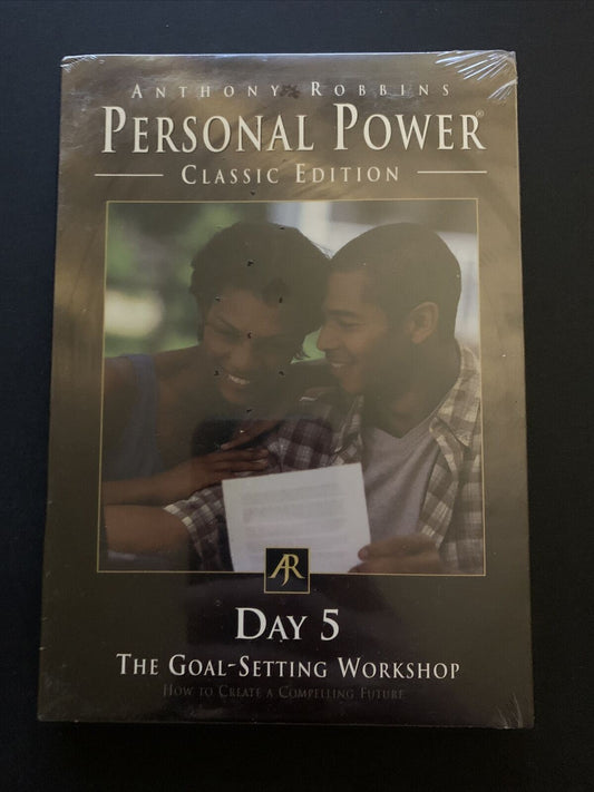 *New* Anthony Robbins Personal Power Classic Edition Day 5 Goal Setting Audio CD