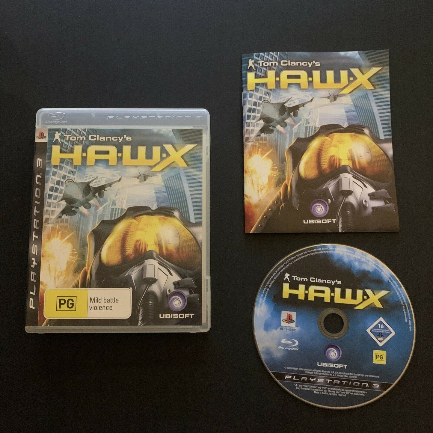 Tom Clancy’s HAWX - PS3 Playstation 3 + Manual Flight Combat Game