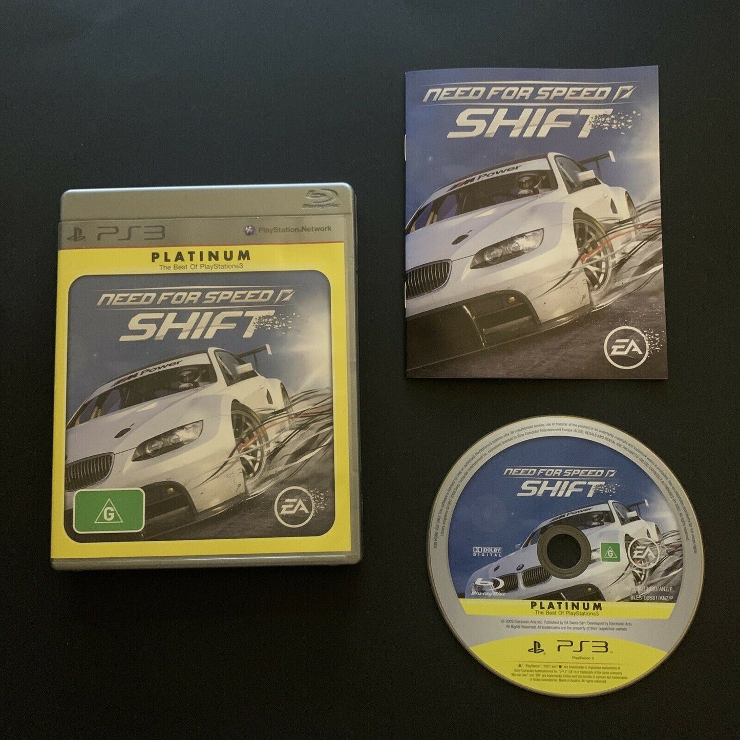 Need For Speed: Shift - PlayStation 3 PS3 + Manual